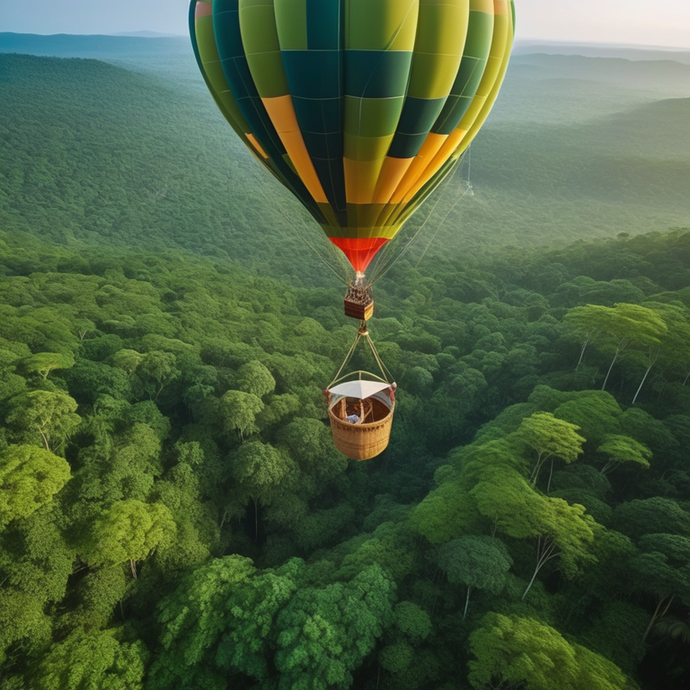 Soaring Above the Emerald Canopy