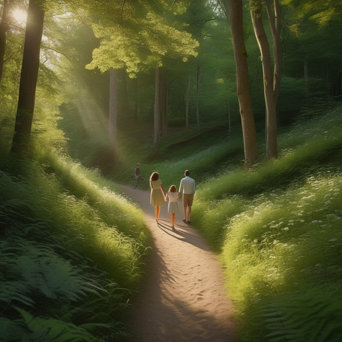 A Family’s Magical Forest Walk