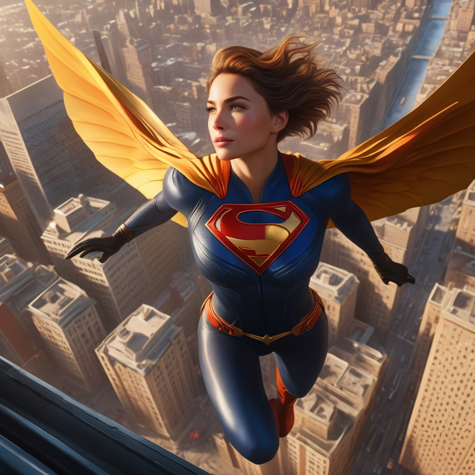 Supergirl Soars Above the City in a Moment of Triumph