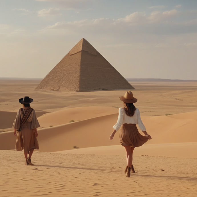 Two Women, One Pyramid, Endless Desert: A Journey of Wonder