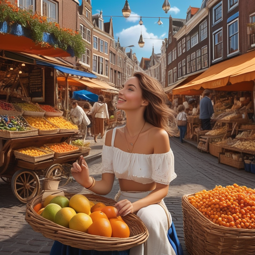 A Burst of Color and Joy in a European Market