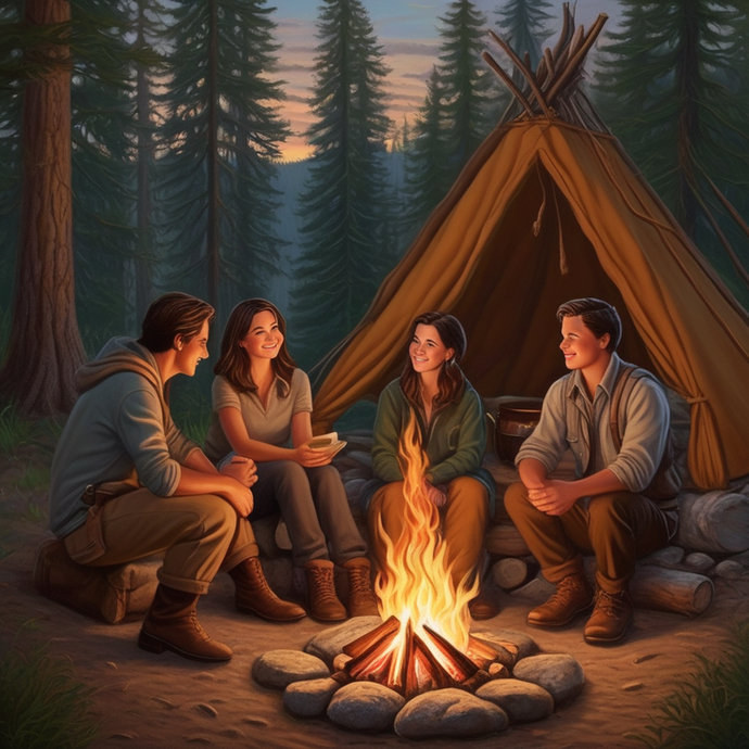 Campfire Tales: A Night of Adventure and Camaraderie