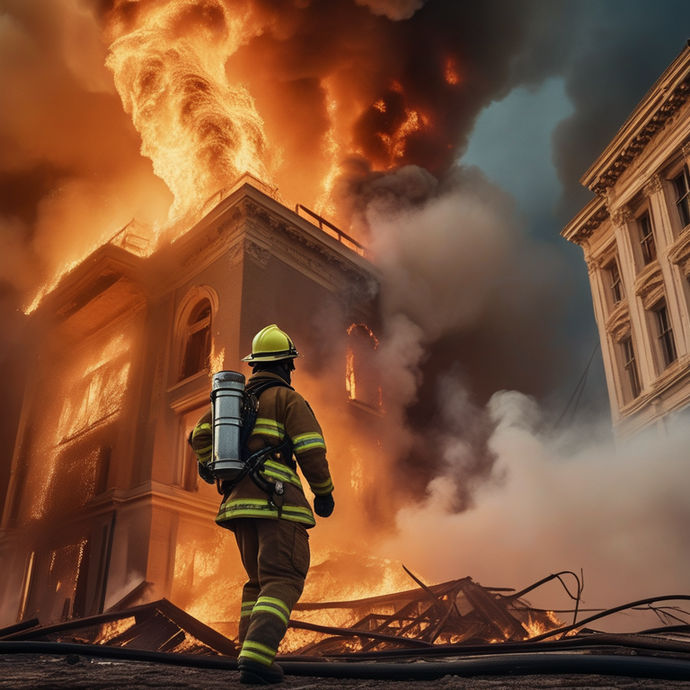 Firefighter Faces the Inferno