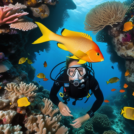 Underwater Adventure: A Diver’s Encounter with Vibrant Reef Life