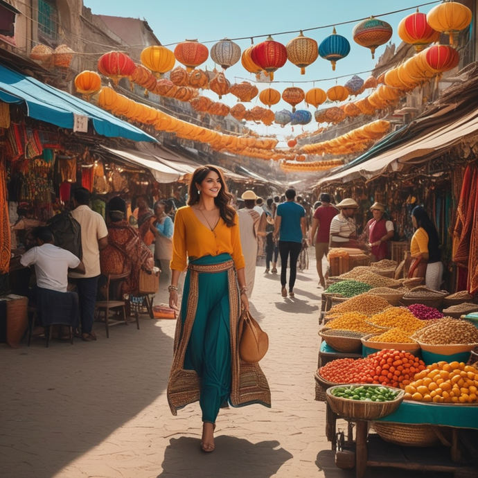 A Burst of Color: Joyful Wanderings Through a Vibrant Market