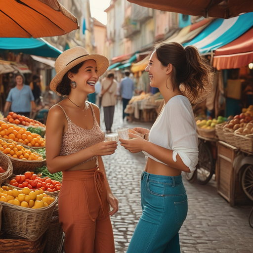 Laughter and Light in the Market