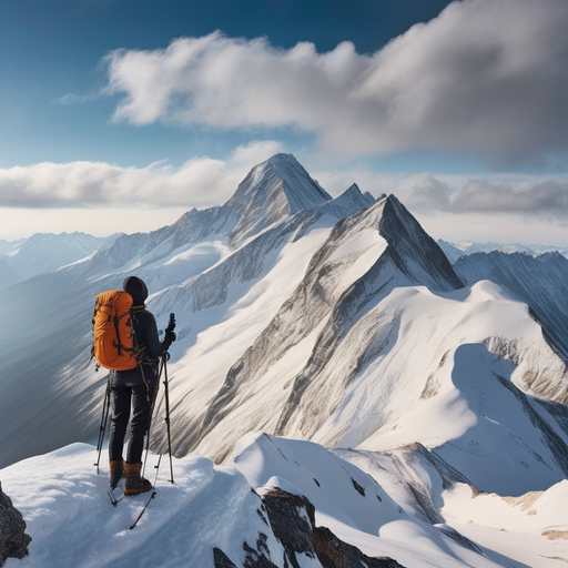 Conquering the Summit: A Hiker’s Moment of Serenity