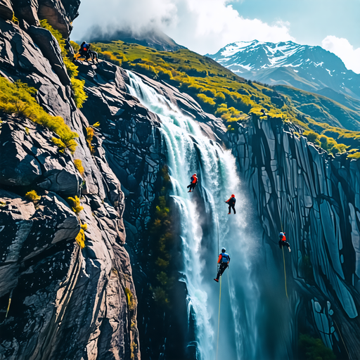 Conquering the Cascade: Rappelling into the Heart of Adventure