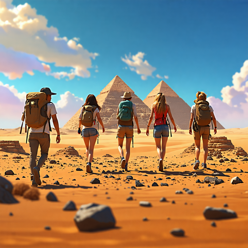 Adventure Awaits: A Journey Through the Desert to the Pyramids