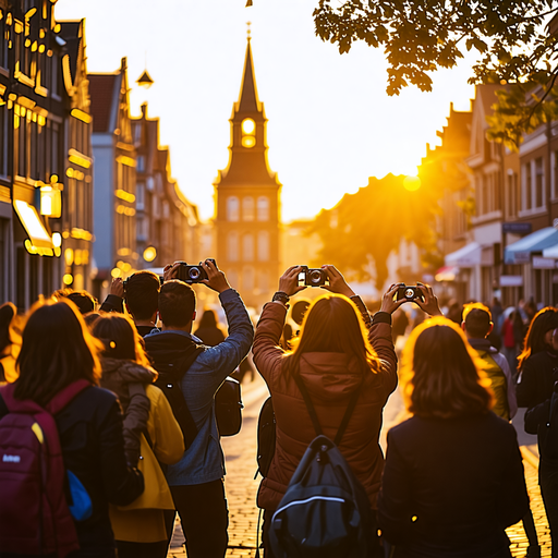 Golden Hour Gathering: Capturing the Sunset’s Warm Embrace