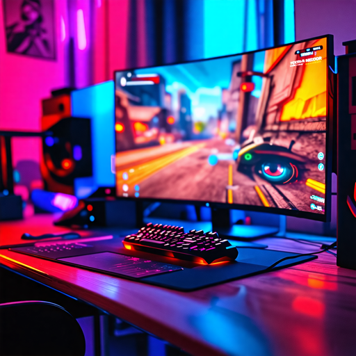 Immerse Yourself in the Game: A Gamer’s Desk Up Close