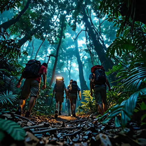 Into the Mist: Hikers Venture into the Unknown