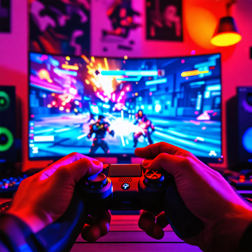 Neon Lights and Furious Fingers: The Thrill of the Game