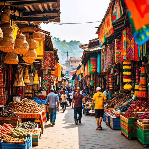 A Vibrant Tapestry of Life: India’s Bustling Street Market