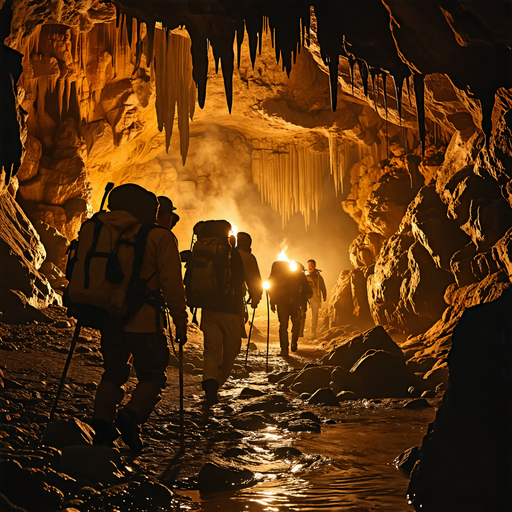 Lost in the Depths: Explorers Navigate a Mysterious Cave