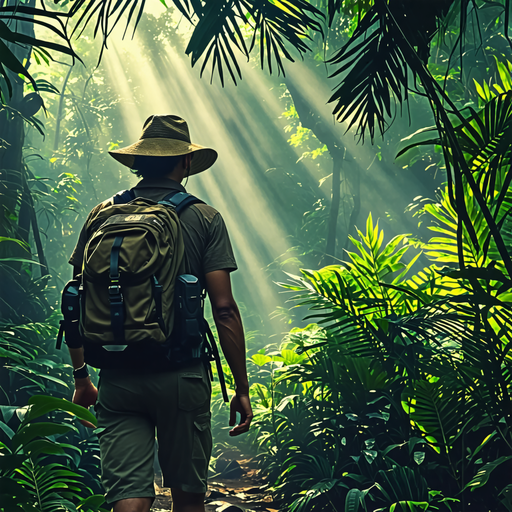 Lost in the Sunbeams: A Hiker’s Journey Through the Jungle