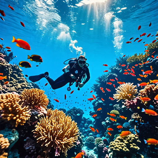 Dive into Wonder: A Scuba Adventure in a Vibrant Coral Reef