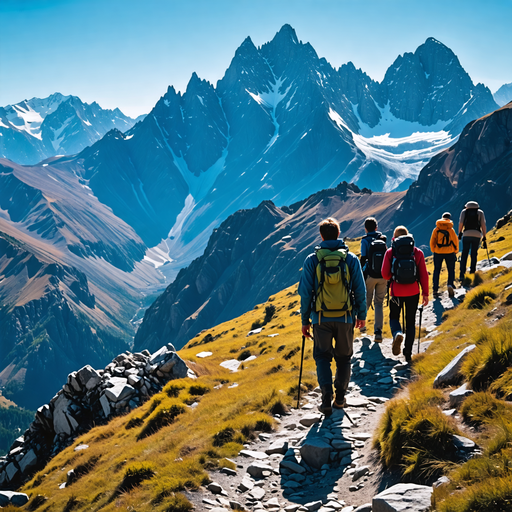 Tiny Hikers, Mighty Mountains: A Serene Adventure