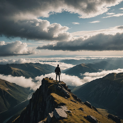 Lost in the Clouds: A Hiker’s Moment of Solitude