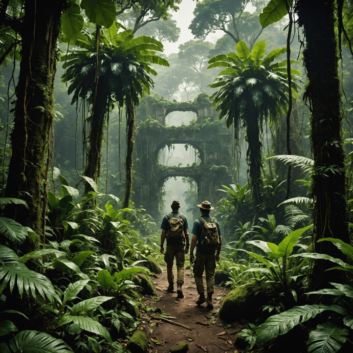 Lost in the Jungle’s Embrace: A Journey Through Ancient Ruins