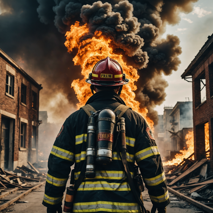 Facing the Inferno: Firefighter’s Courage in the Line of Duty