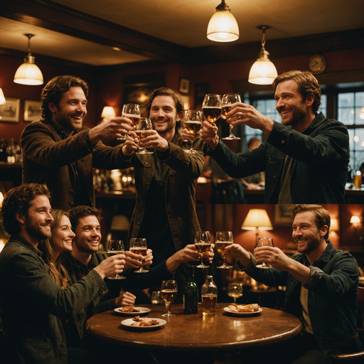 Cheers to Friendship: A Warm and Inviting Pub Scene