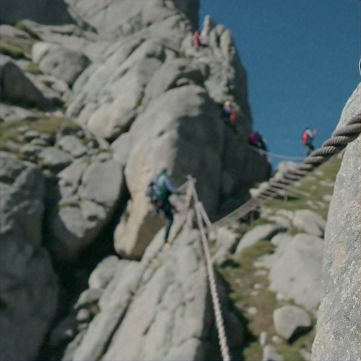 Scaling the Heights: A Rope’s Length from Danger