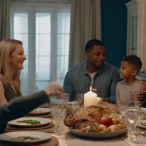 The Joy of Shared Meals: A Family’s Intimate Dinner