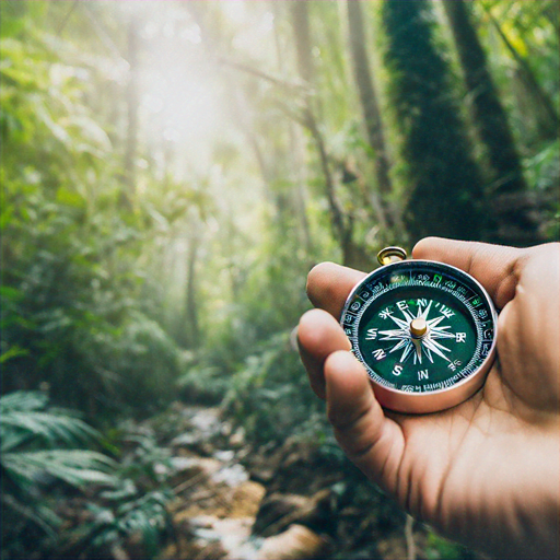 Lost in the Green: A Compass Points the Way