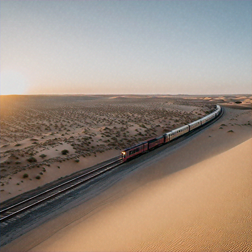 A Train Through the Desert: Solitude and Vastness