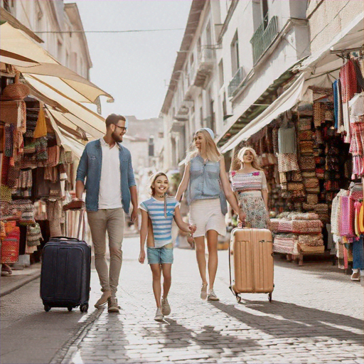 Family Adventure Begins: A Stroll Through Cobblestone Streets