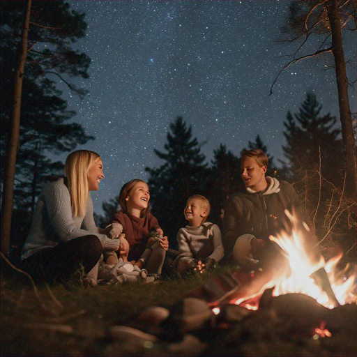 Campfire Magic: A Family Under the Stars