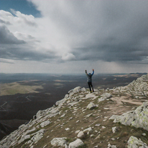 A Moment of Solitude Amidst the Vastness