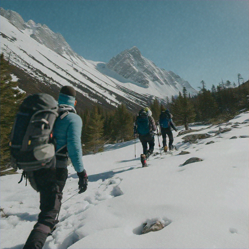 Finding Serenity in the Snowy Peaks