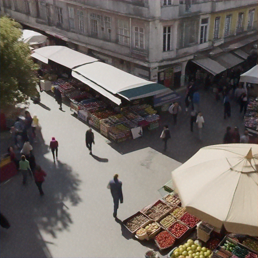 A Buzzing European Market from Above