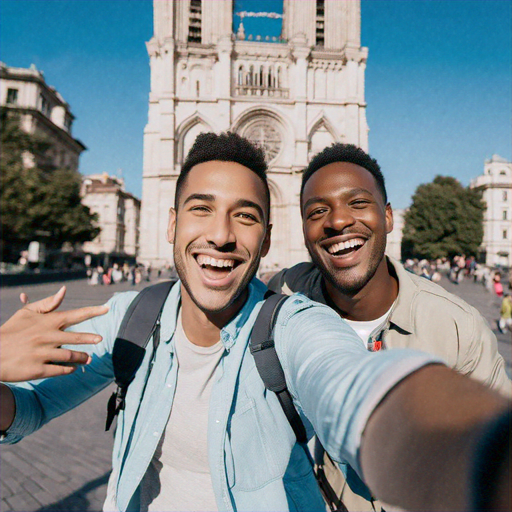 Two Friends Capture Joy and History in a Selfie