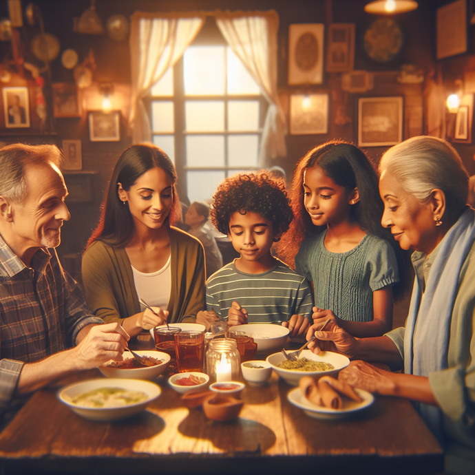 The Heart of Home: A Family Meal Filled with Joy