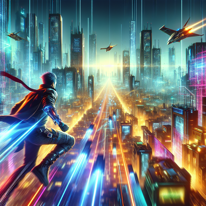 Neon City Runner: A Futuristic Escape