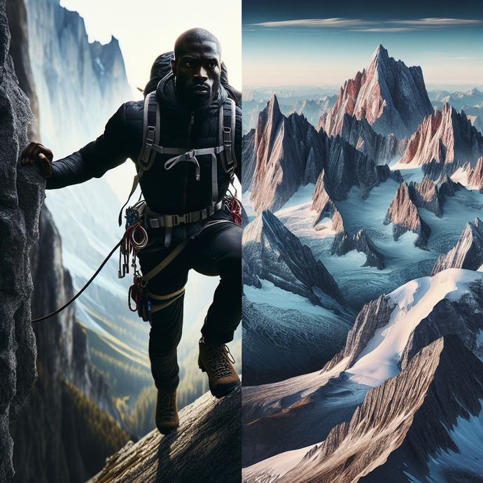 Conquering the Summit: A Man’s Dramatic Ascent