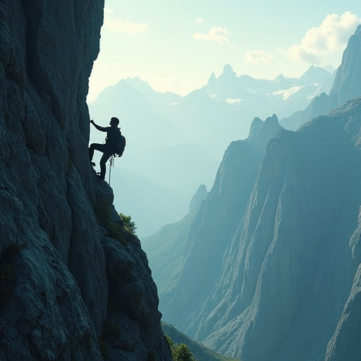 A Climber’s Solitude: Finding Peace Amidst Majestic Peaks