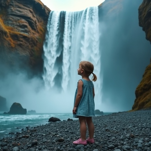 Awe-Inspiring Waterfall: A Moment of Wonder