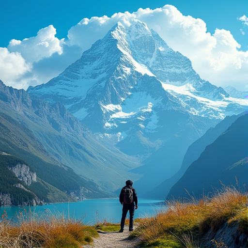 A Hiker’s Perspective: Tranquility Amidst the Majestic Peaks