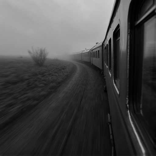 Lost in the Fog: A Train Journey Through Melancholy