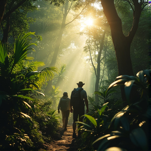 Sun-Dappled Path: A Journey into the Unknown