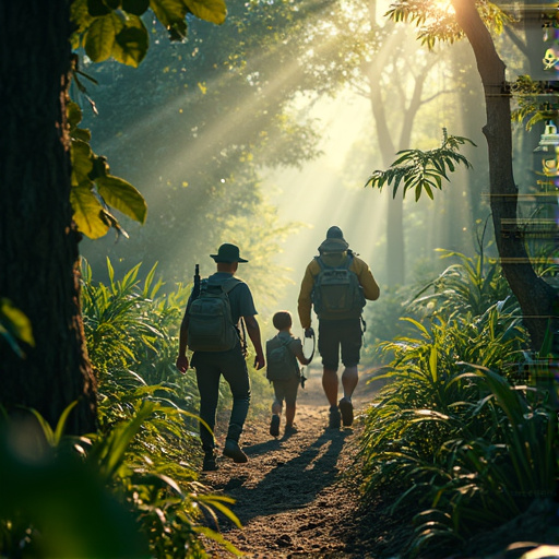 Sun-Dappled Forest Adventure