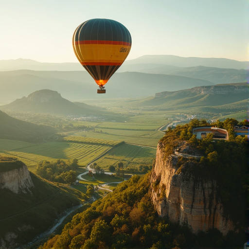 Tranquil Serenity Above Rolling Hills