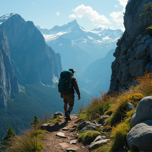 A Hiker’s Perspective: Finding Serenity Amidst Majestic Peaks