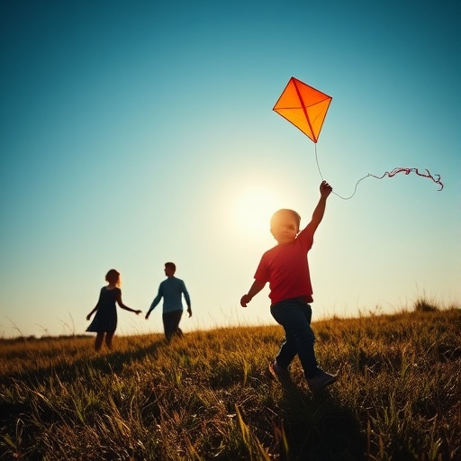 Kite Flying Joy: A Moment of Freedom and Nostalgia