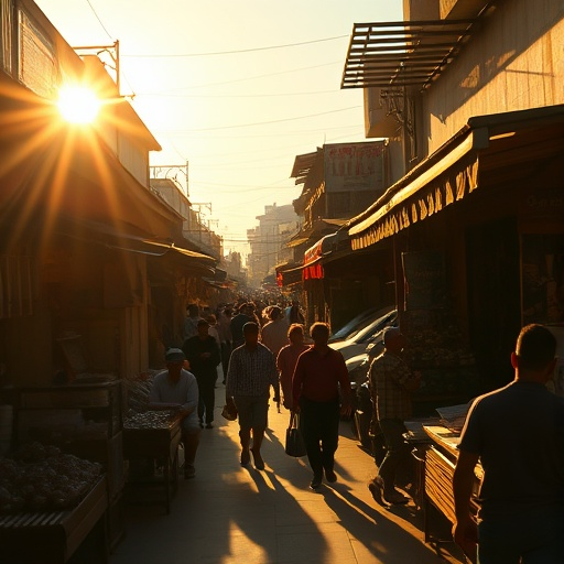 Golden Hour at the Market