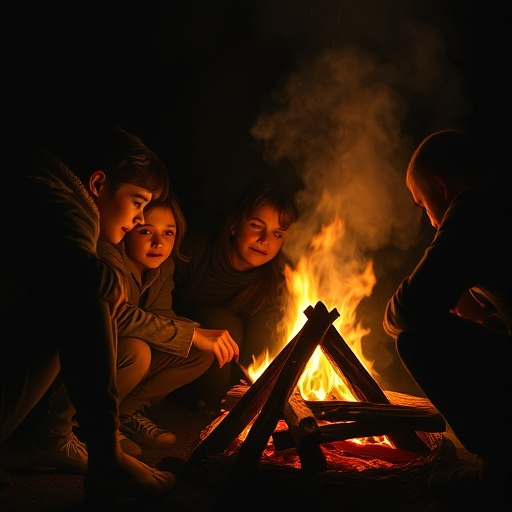 Firelight and Mystery: A Cozy Campfire Gathering